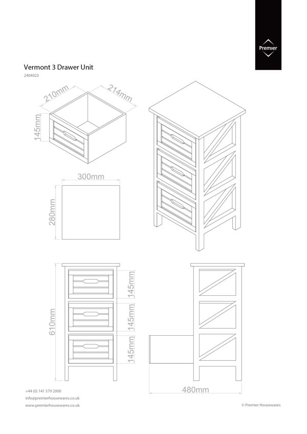 Highland Dunes Belle Isle Paulownia Wood Frame 30 x 61cm Free Standing